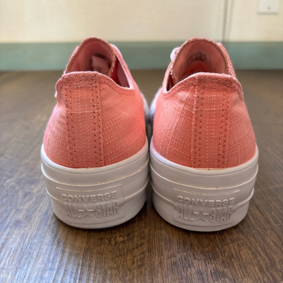Converse CTAS Ox Lift Platform Canvas Pink Size 8 - Picture 8 of 13
